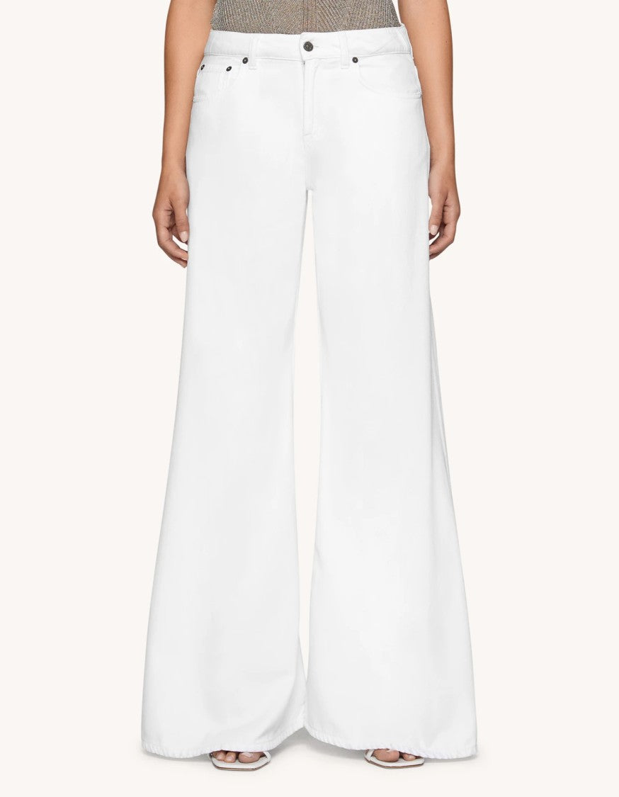 Dondup Wide Leg Jeans With Classic Five-Pocket