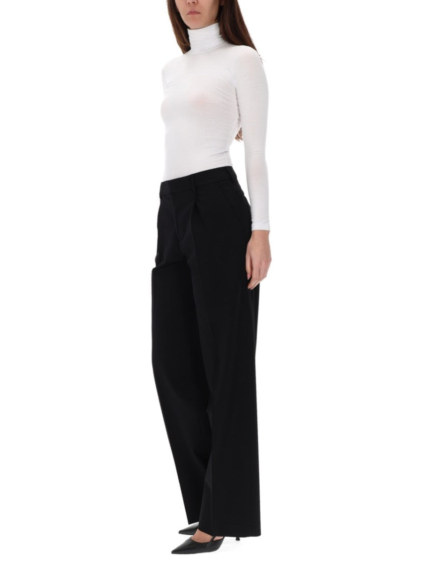 Pt Torino Lola High-Waisted Wide-Leg Pants