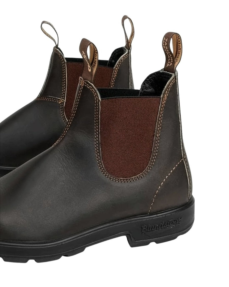 Blundstone Brown Cowhide Leather Ankle Boots