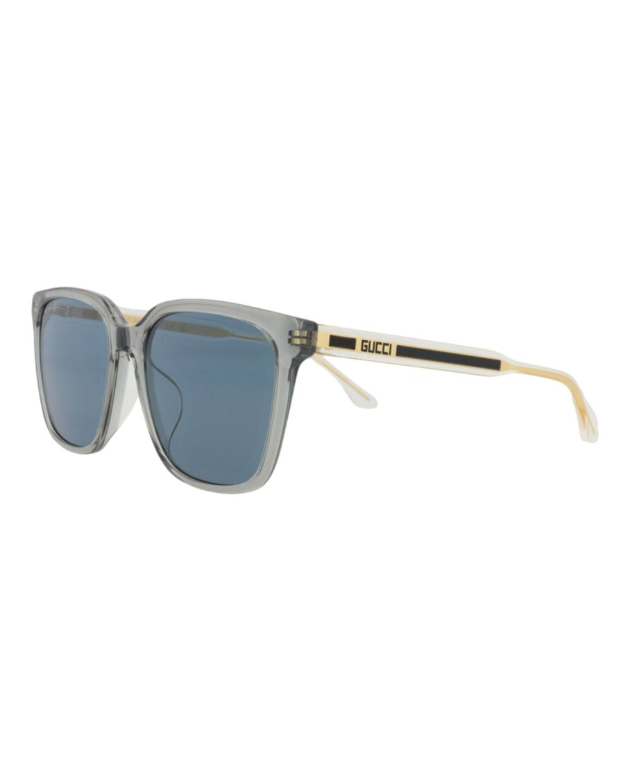 Gucci Square-Frame Sunglasses With Translucent Grey Finish
