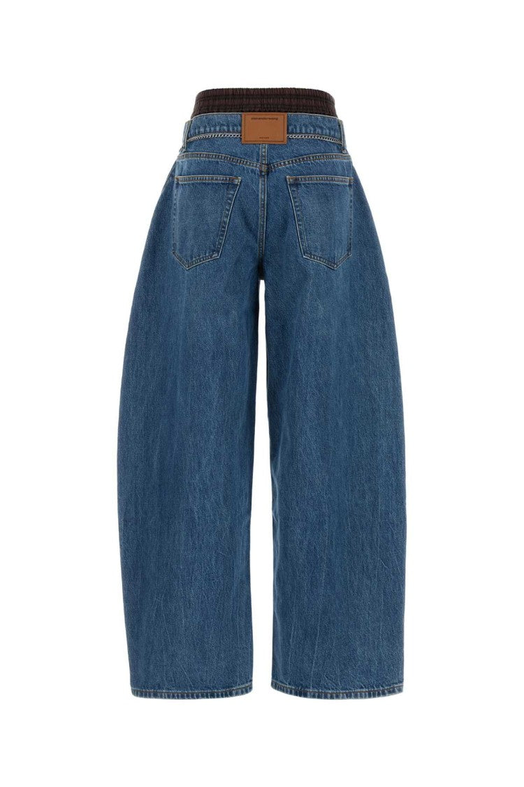 Alexander Wang Denim Wide-Leg Jeans