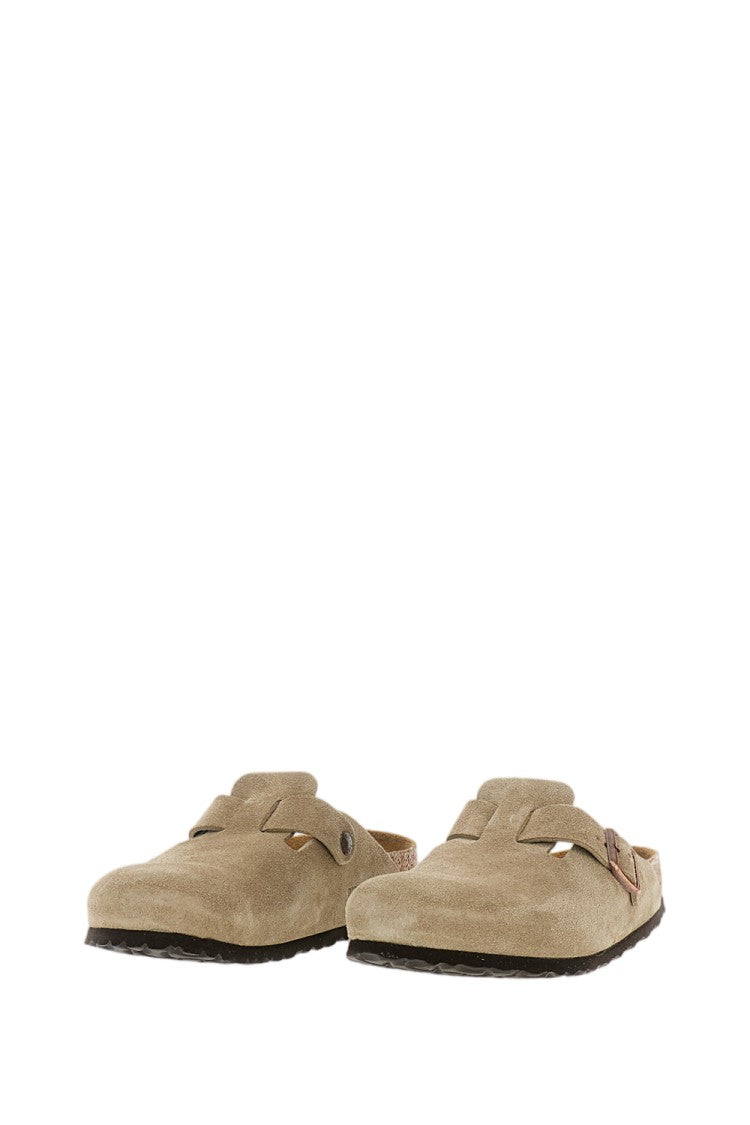 Birkenstock Suede Slip-On Shoes With Anatomical Footbed And Adjustable Strap