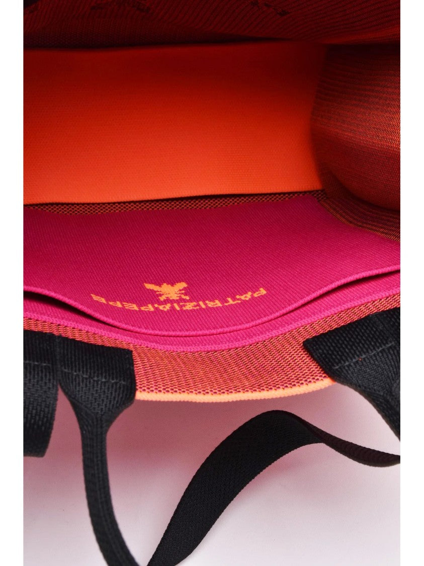 Patrizia Pepe Shoulder Bag Polyester - Orange/Fuchsia