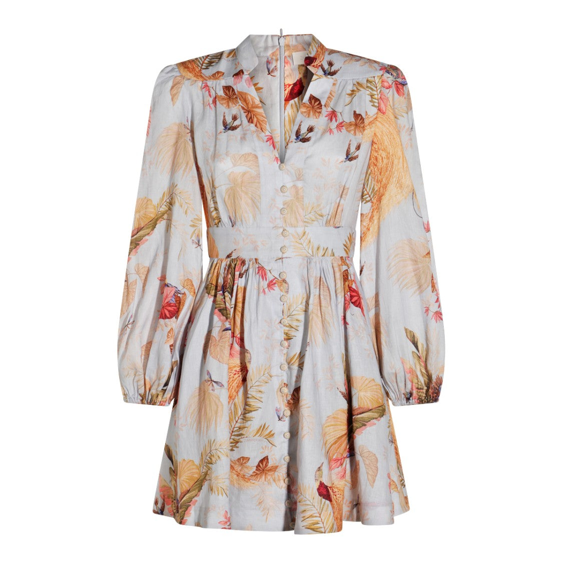 Zimmermann Multicolor Linen Dress