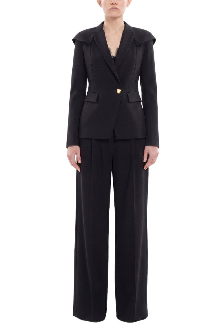 Saiid Kobeisy Ruffled Tailored Jacket