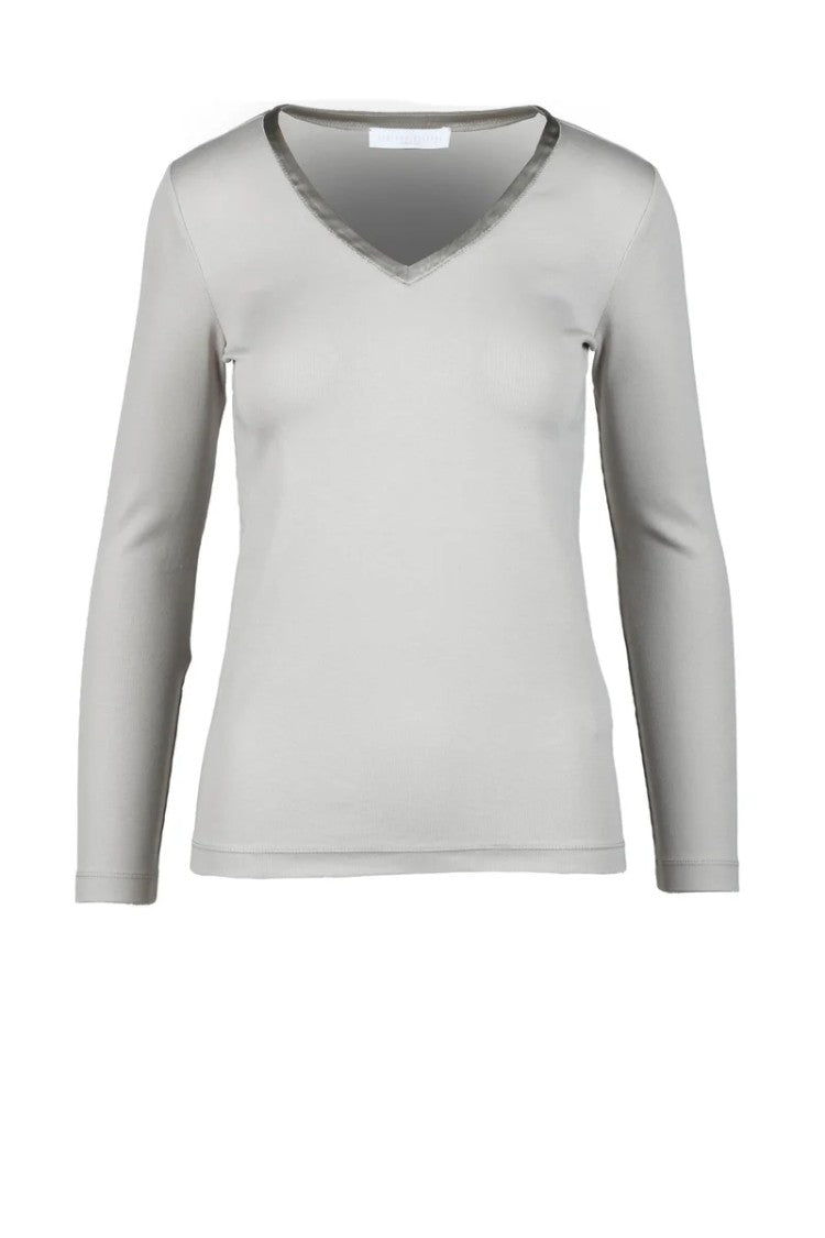 Fabiana Filippi Stretch T-Shirt - Grey