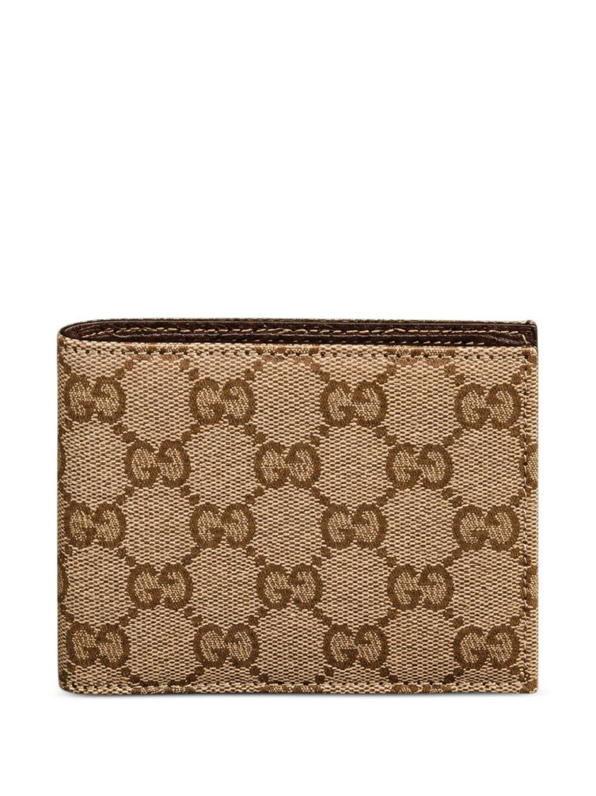 Gucci Classic Monogram Fabric Bifold Wallet