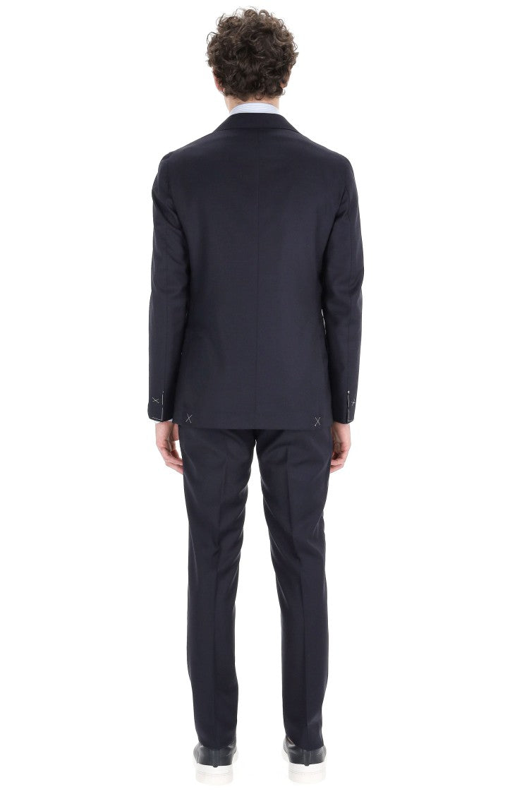 Eleventy Single-Breasted Wool Dress