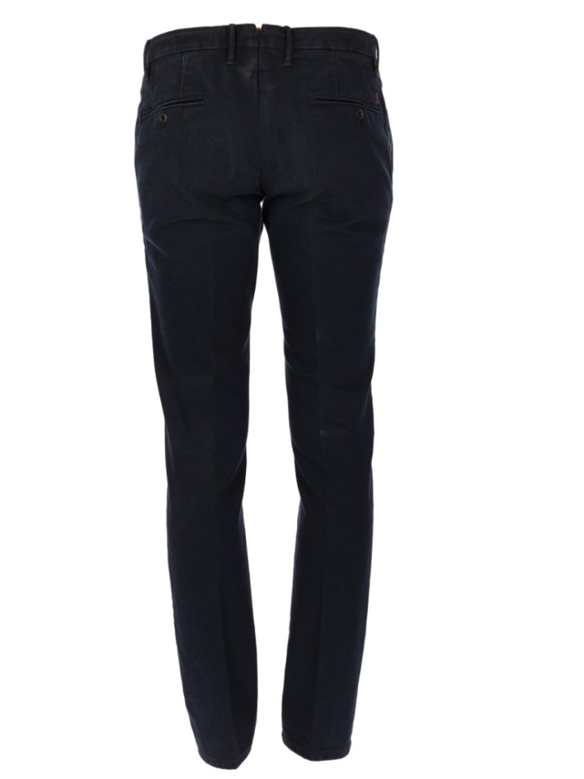Incotex Dark Wash Slim-Fit Cotton-Blend Jeans
