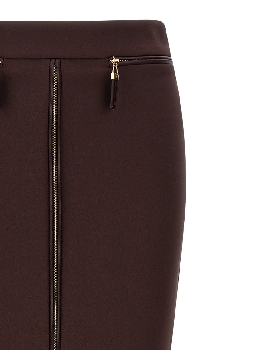 Elisabetta Franchi Zip Skirt