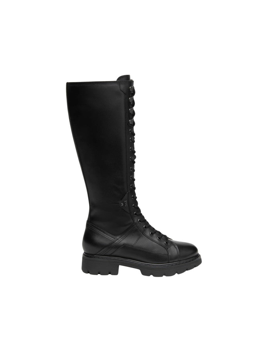 Nero Giardini Ofena Lace-Up Leather Ankle Boots