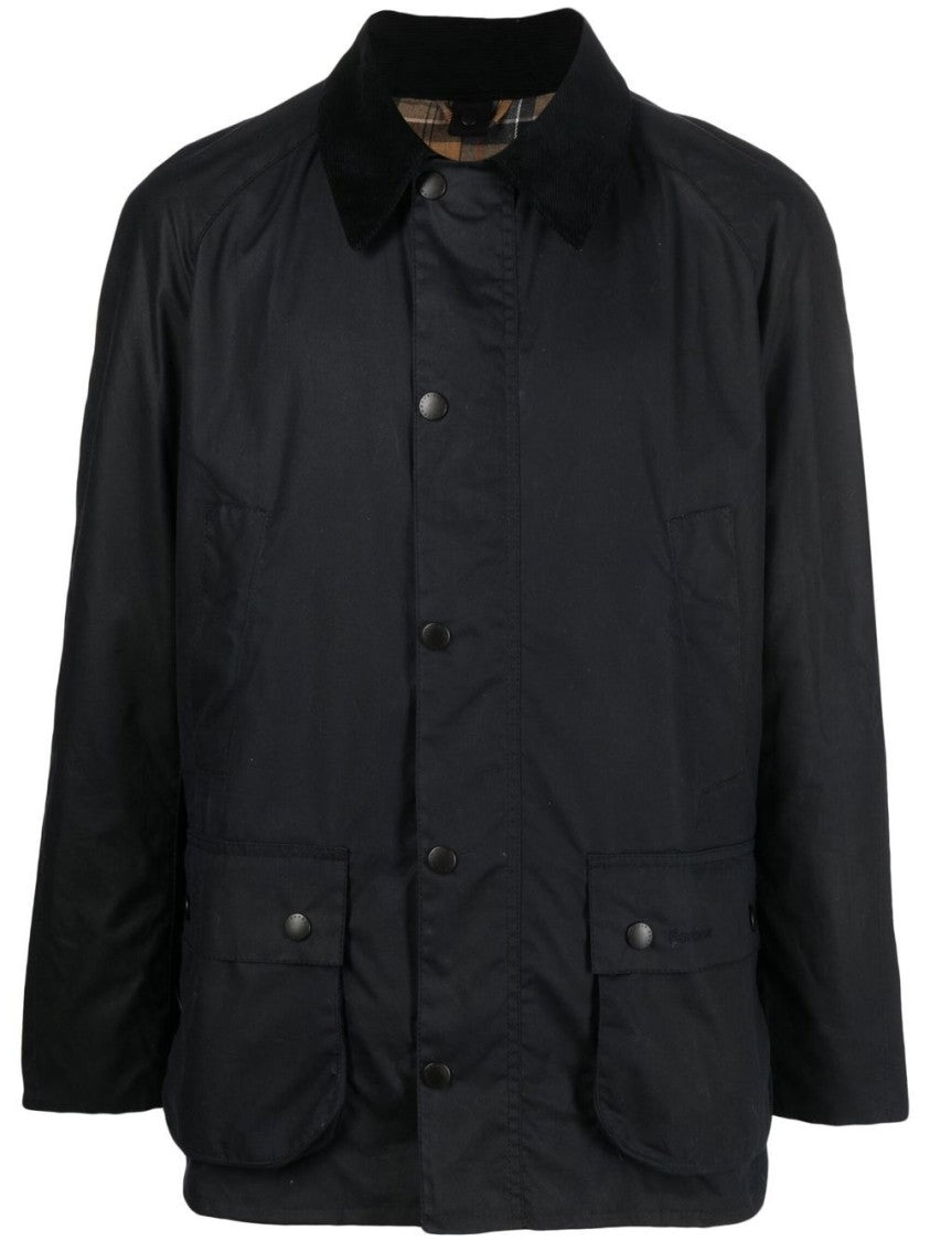 Barbour Ashby Corduroy Collar Snap-Button Cotton Jacket