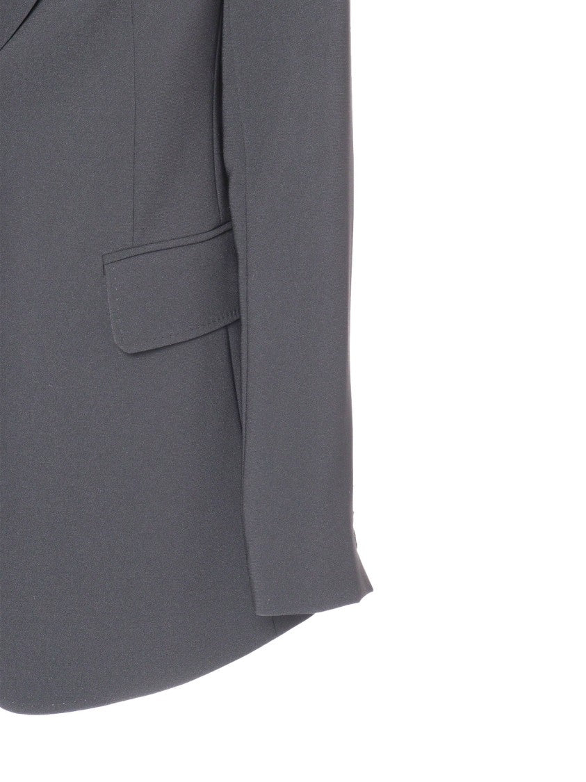 Max Mara Tailored Blazer With Notched Lapel And Flap Pockets