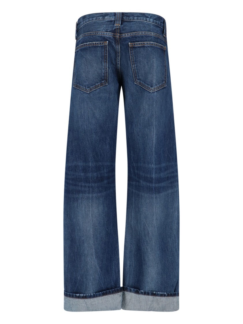 Khaite "Karo" Wide Jeans – Blue