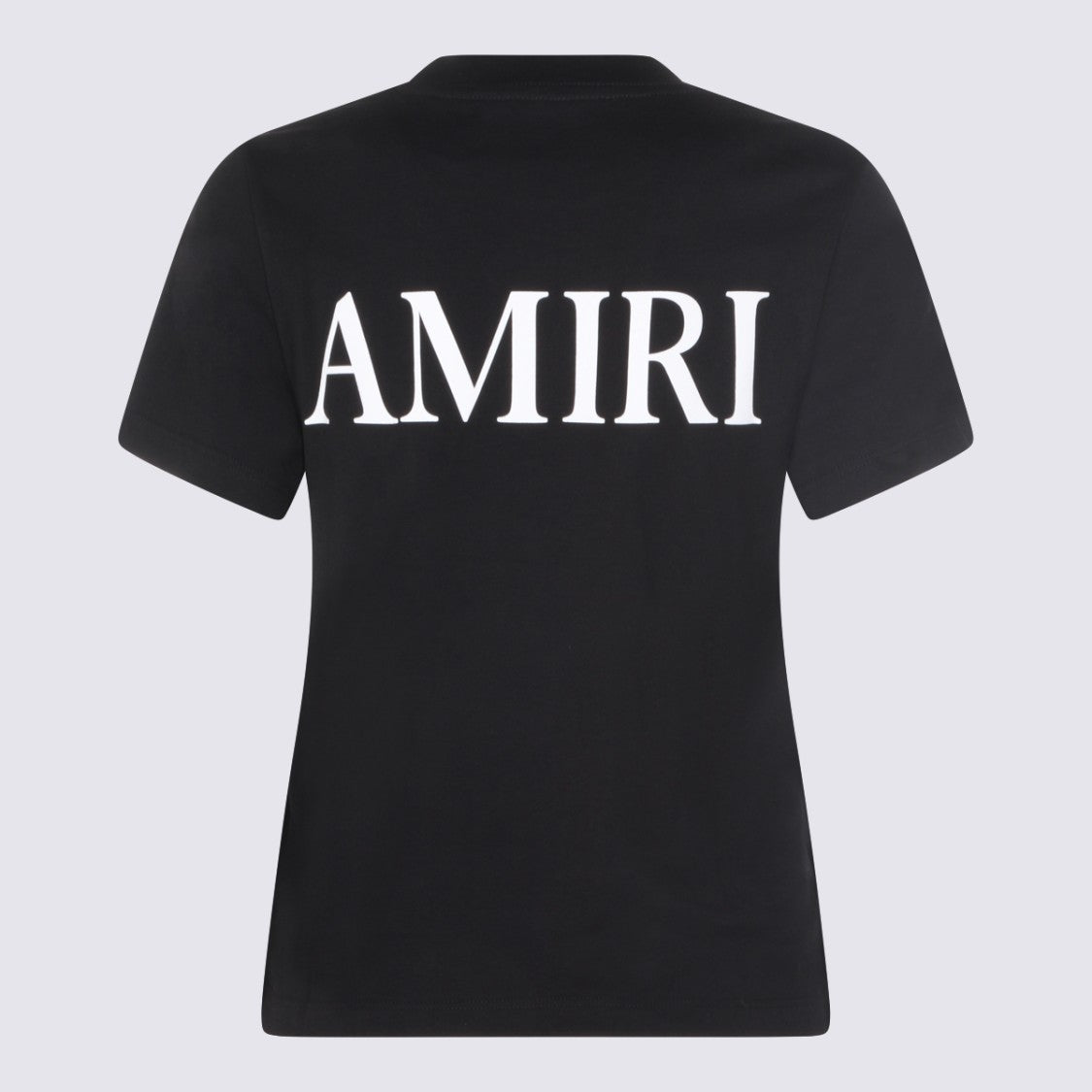 Amiri Signature Black Cotton T-Shirt