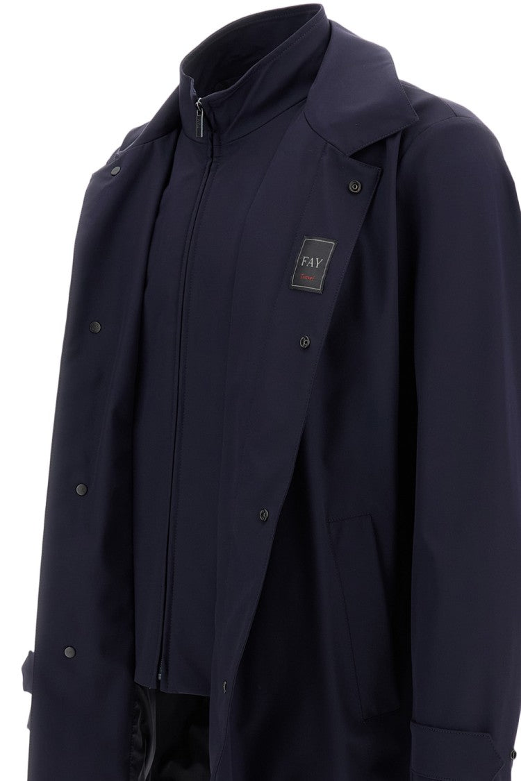 Fay Water-Repellent Morning Coat With Structured Design