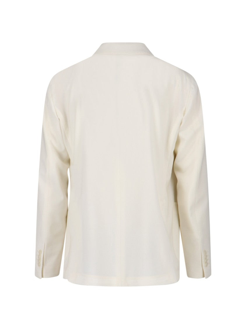 Tagliatore Double-Breasted Suit – Cream