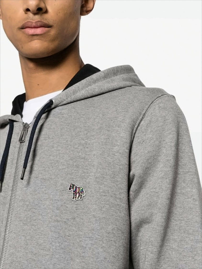 Paul Smith Classic Zip-Up Hoodie With Subtle Logo Embroidery