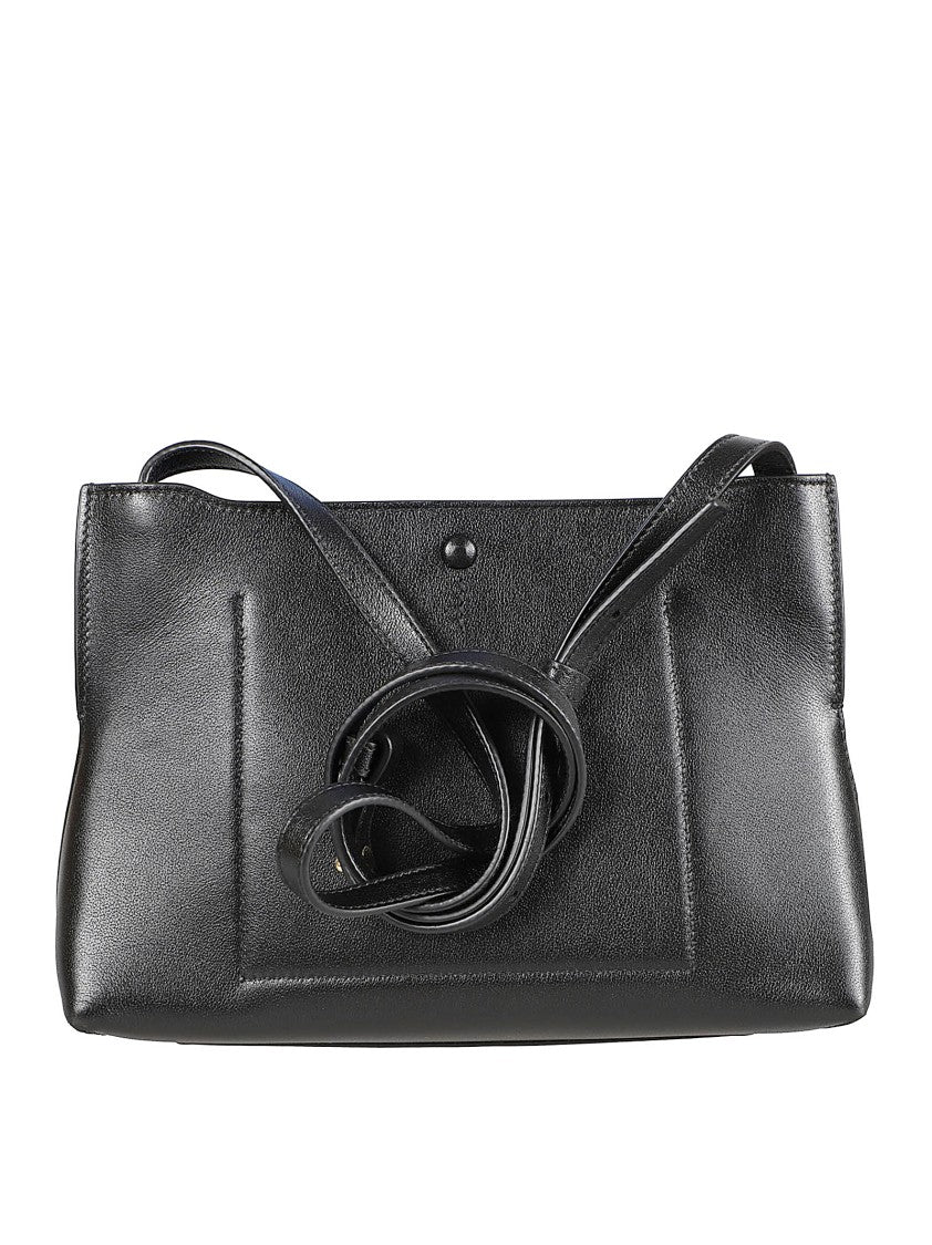 Givenchy Sleek Black Leather Day Clutch Bag