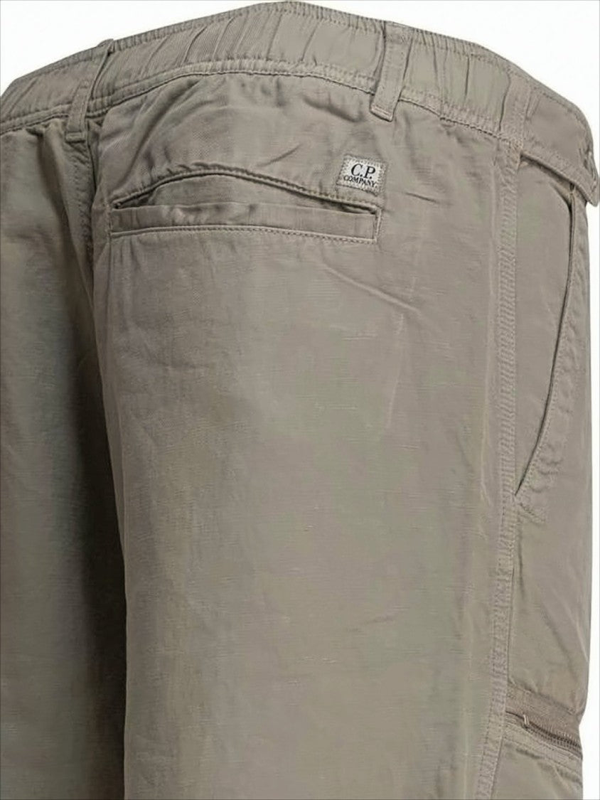 C.P. Company Relaxed Fit Straight Pants With Zippered Pockets