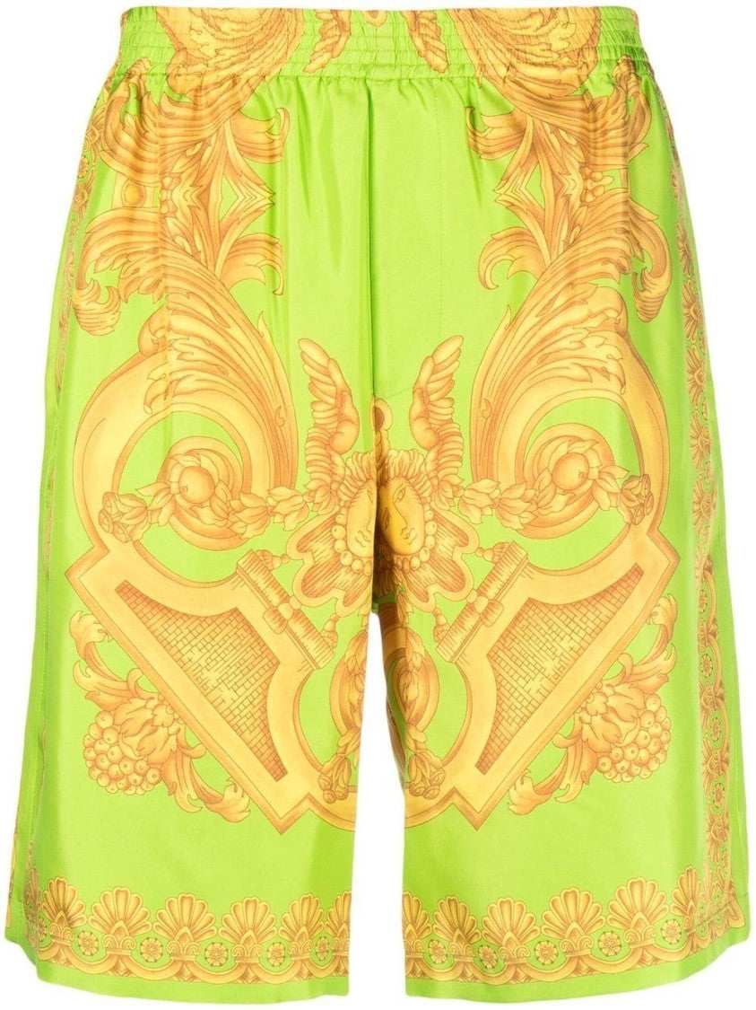 Versace Knee-Length Silk Shorts