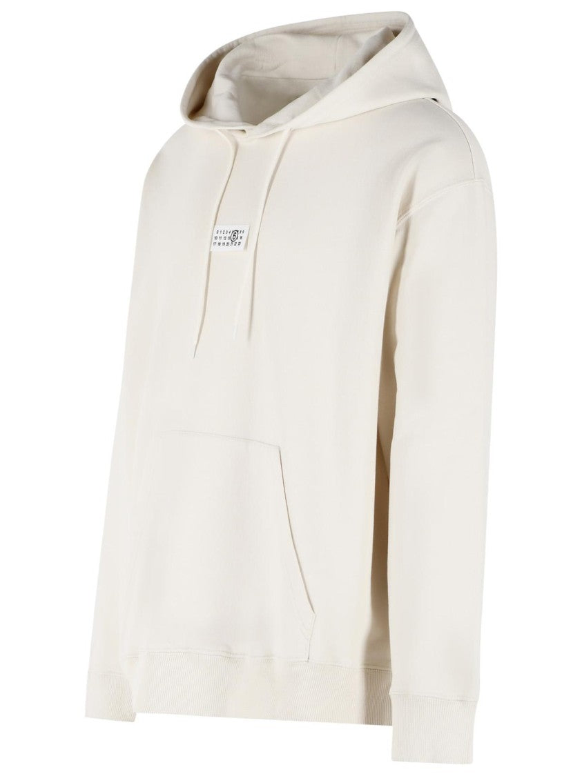 Mm6 By Maison Margiela Cream Cotton Sweatshirt