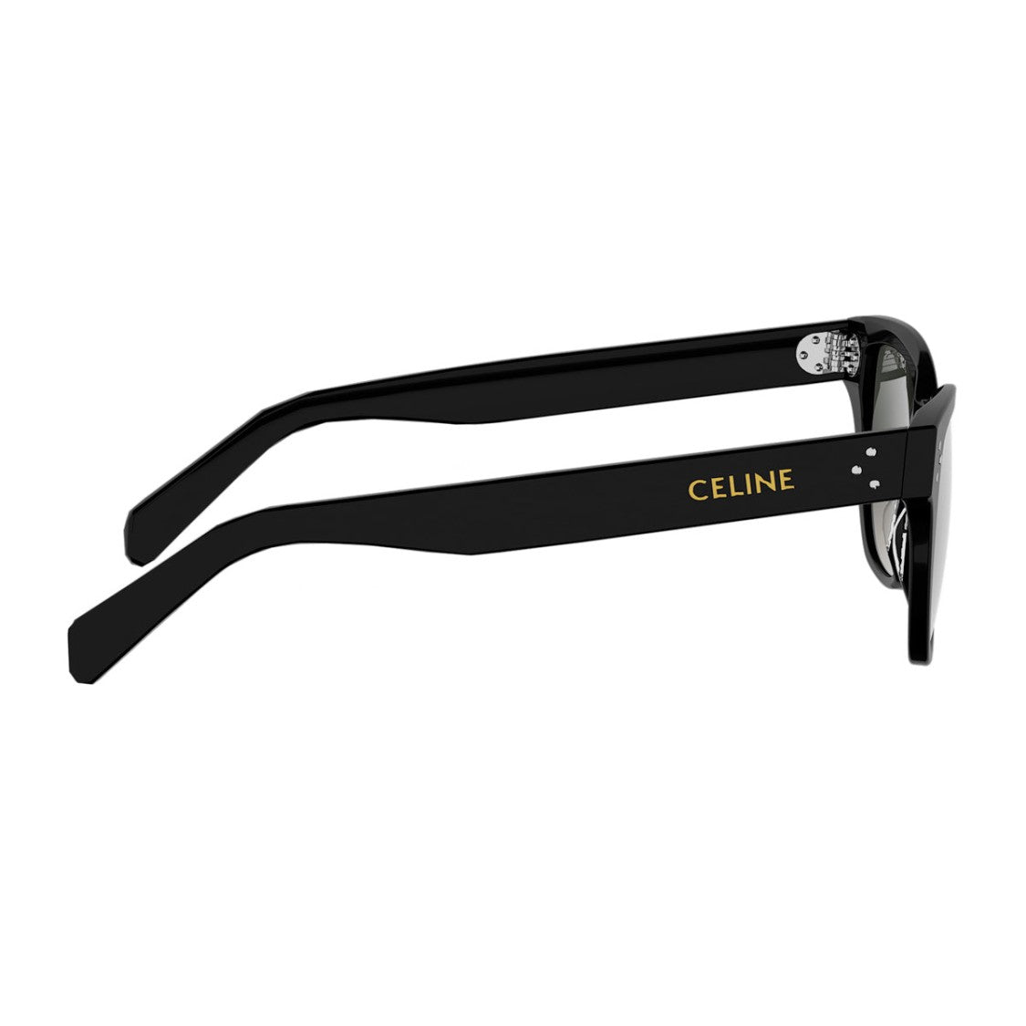 Celine Black 3 Dots Recycled Acetate Cat-Eye Sunglasses