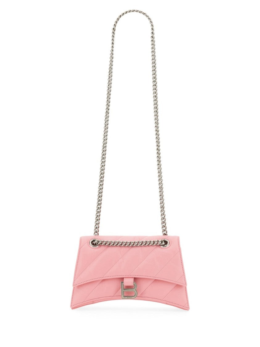 Balenciaga Quilted Crushed Calf Small Shoulder Bag