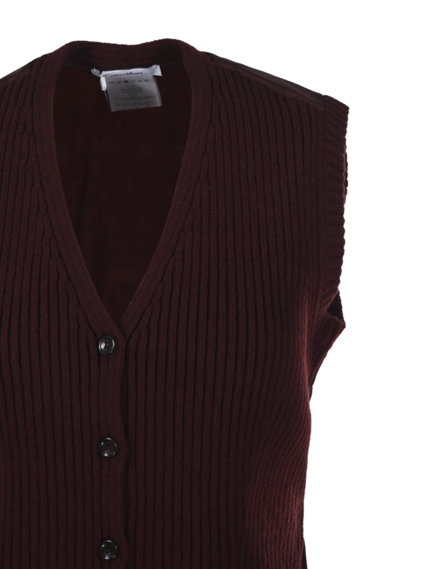 Max Mara Madre Knitted Waist Coat