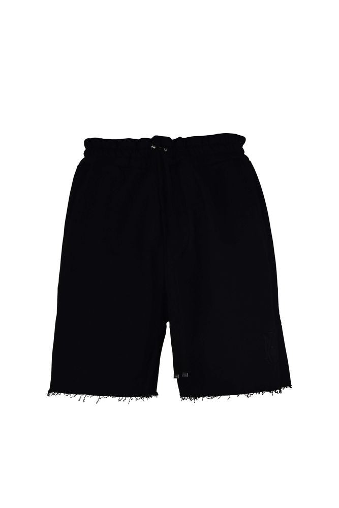 Amiri Relaxed Fit Black Cotton Shorts