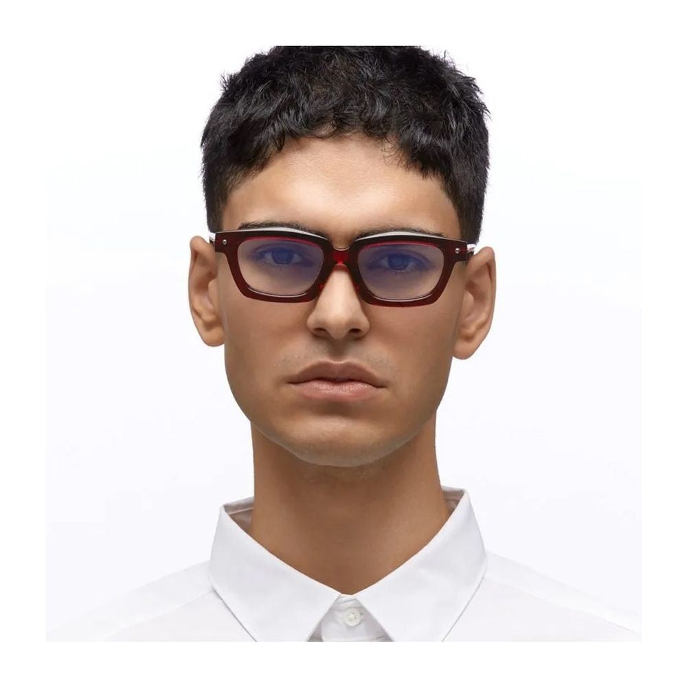 Kuboraum Mask P25 Transparent Bordeaux Acetate Mask P25 Optical Frame