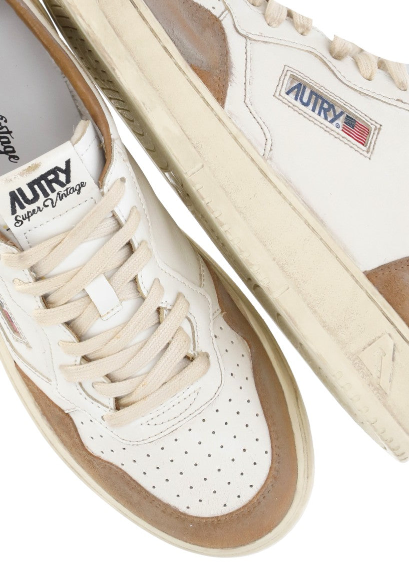 Autry Ivory Vintage Sneakers