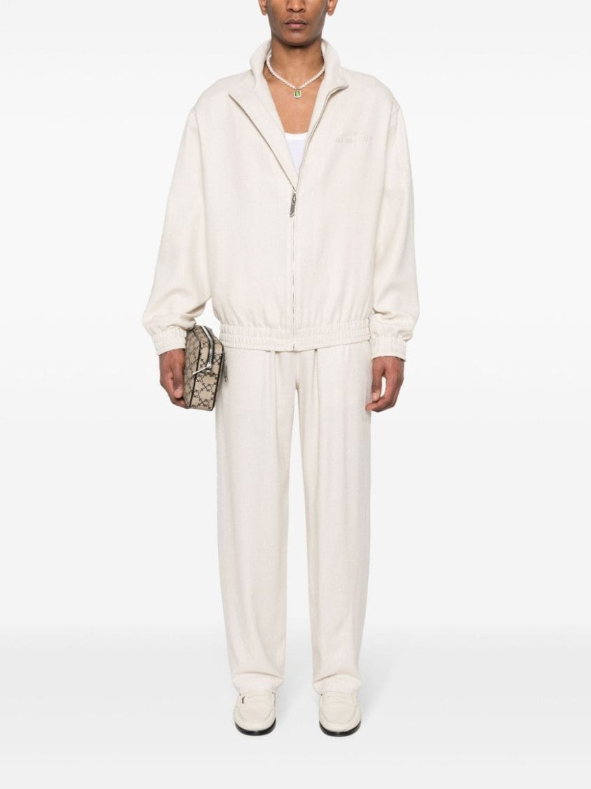 Gcds White Linen Trousers