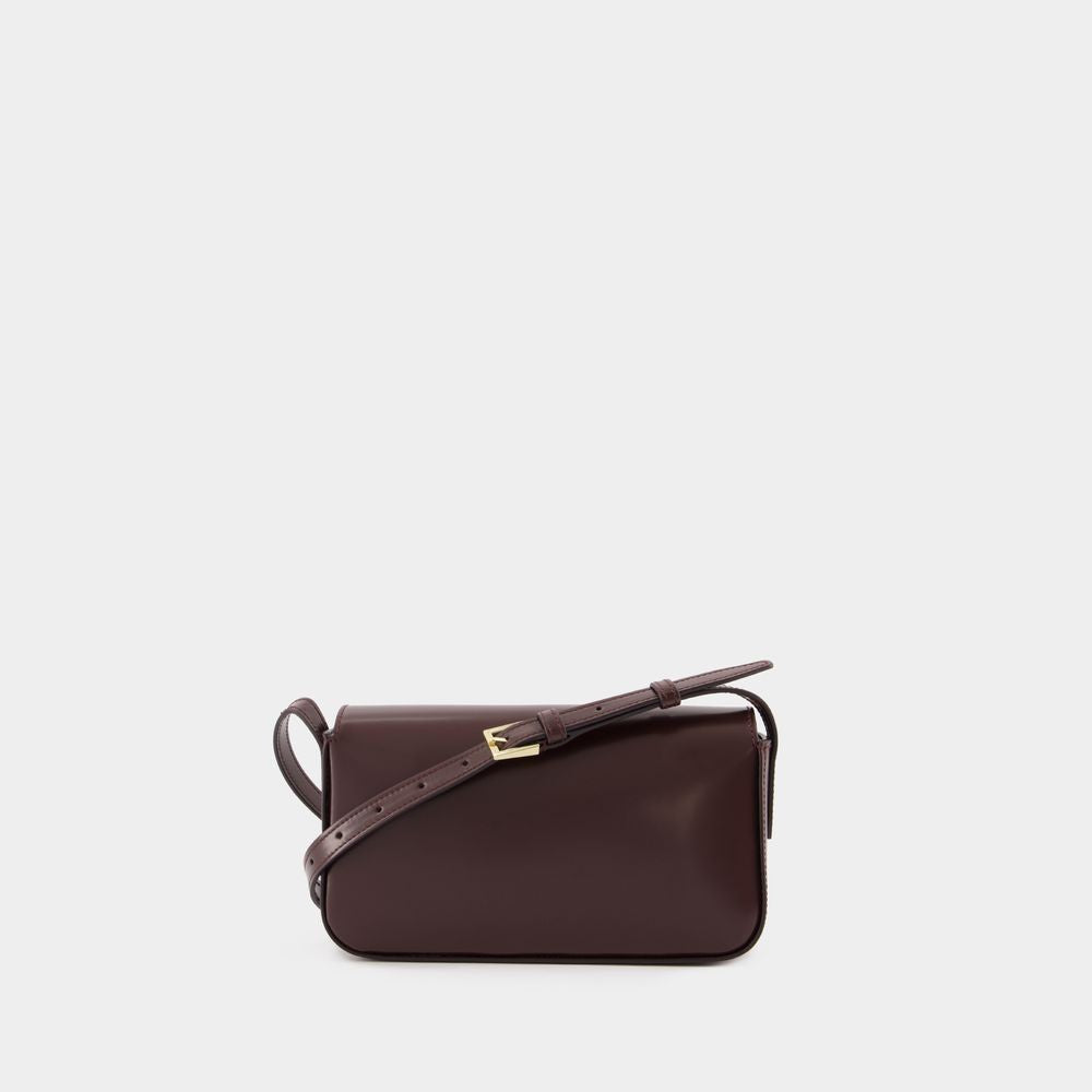 Anine Bing Elly Crossbody - Leather - Burgundy