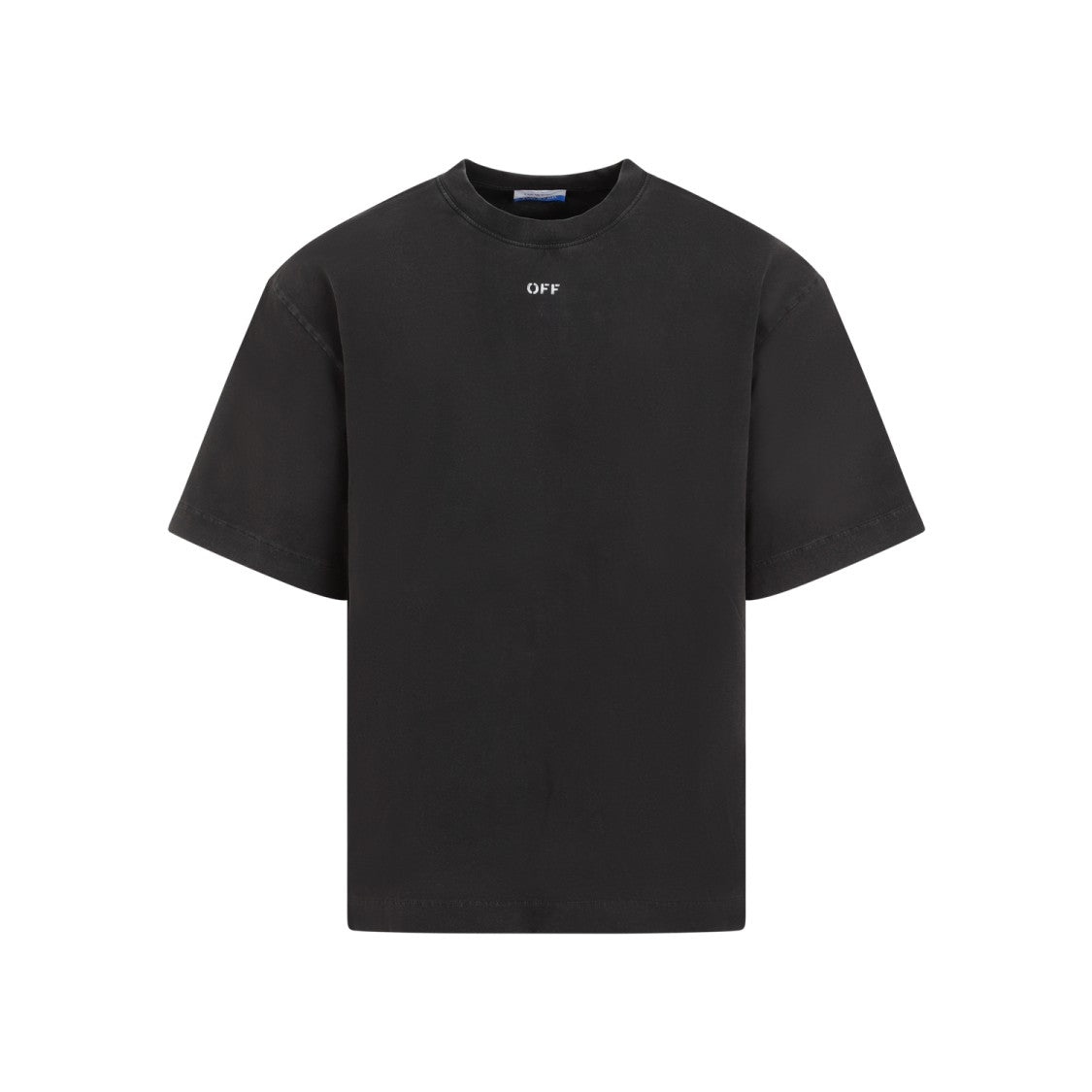 Off-White Black Cotton Matthew Skate T-Shirt