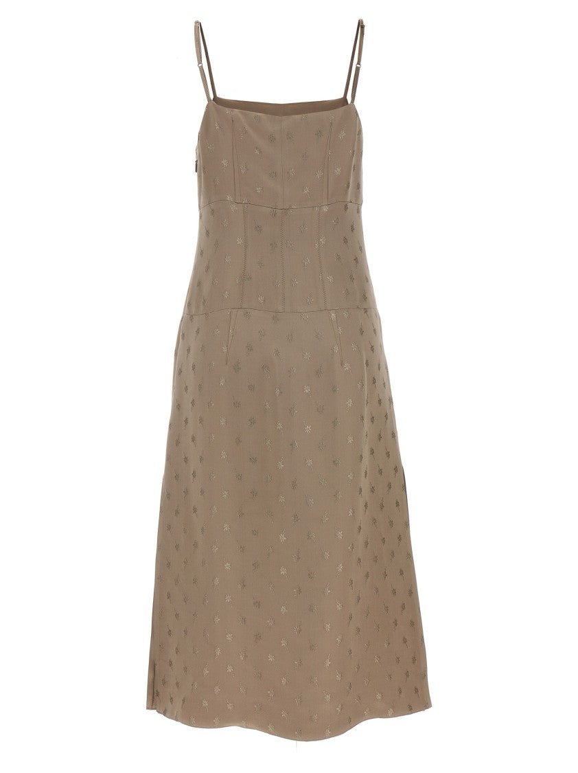 Fendi Satin Midi Dress