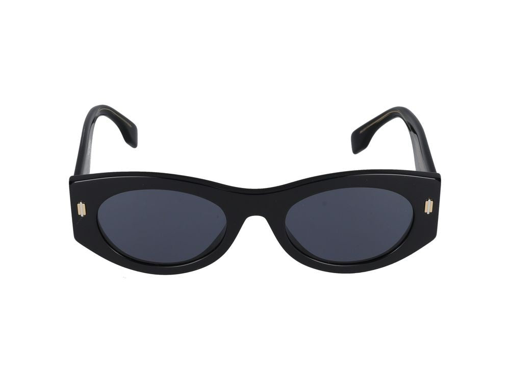 Maison Fendi Black Oversized Cat-Eye Sunglasses