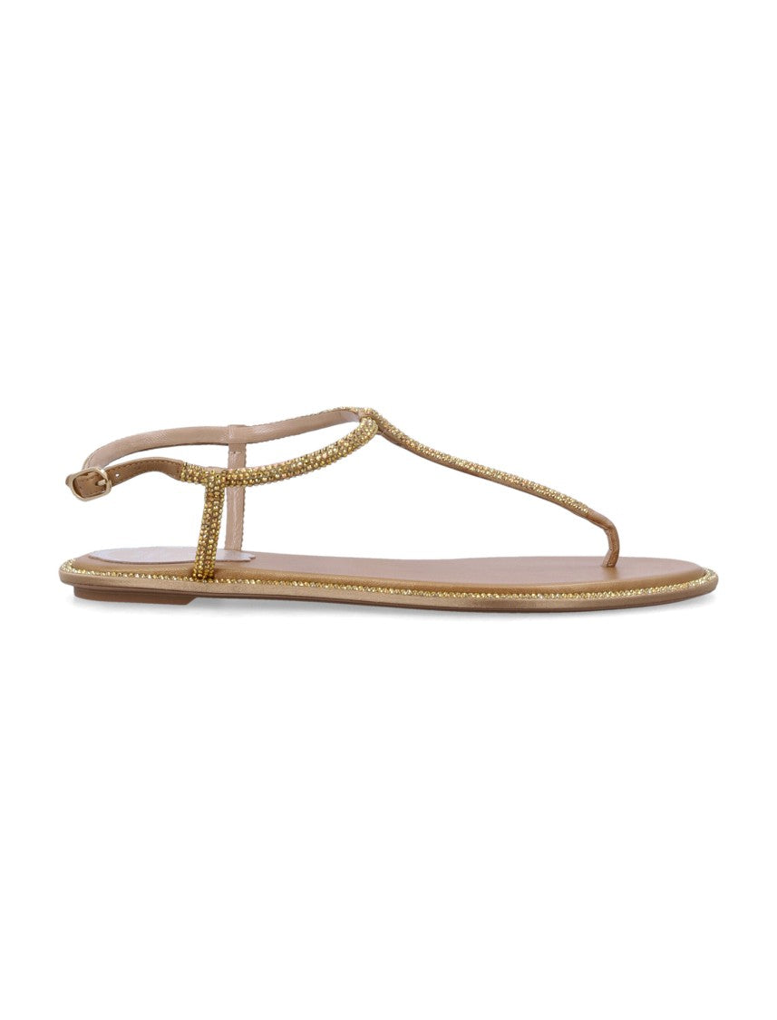 René Caovilla Diana Flat Tong Sandal