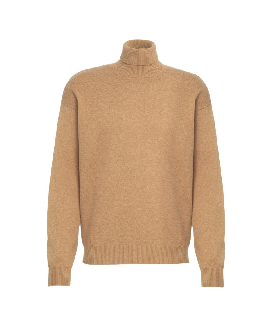 Kangra Relaxed Fit Turtleneck Sweater In Fine Knit