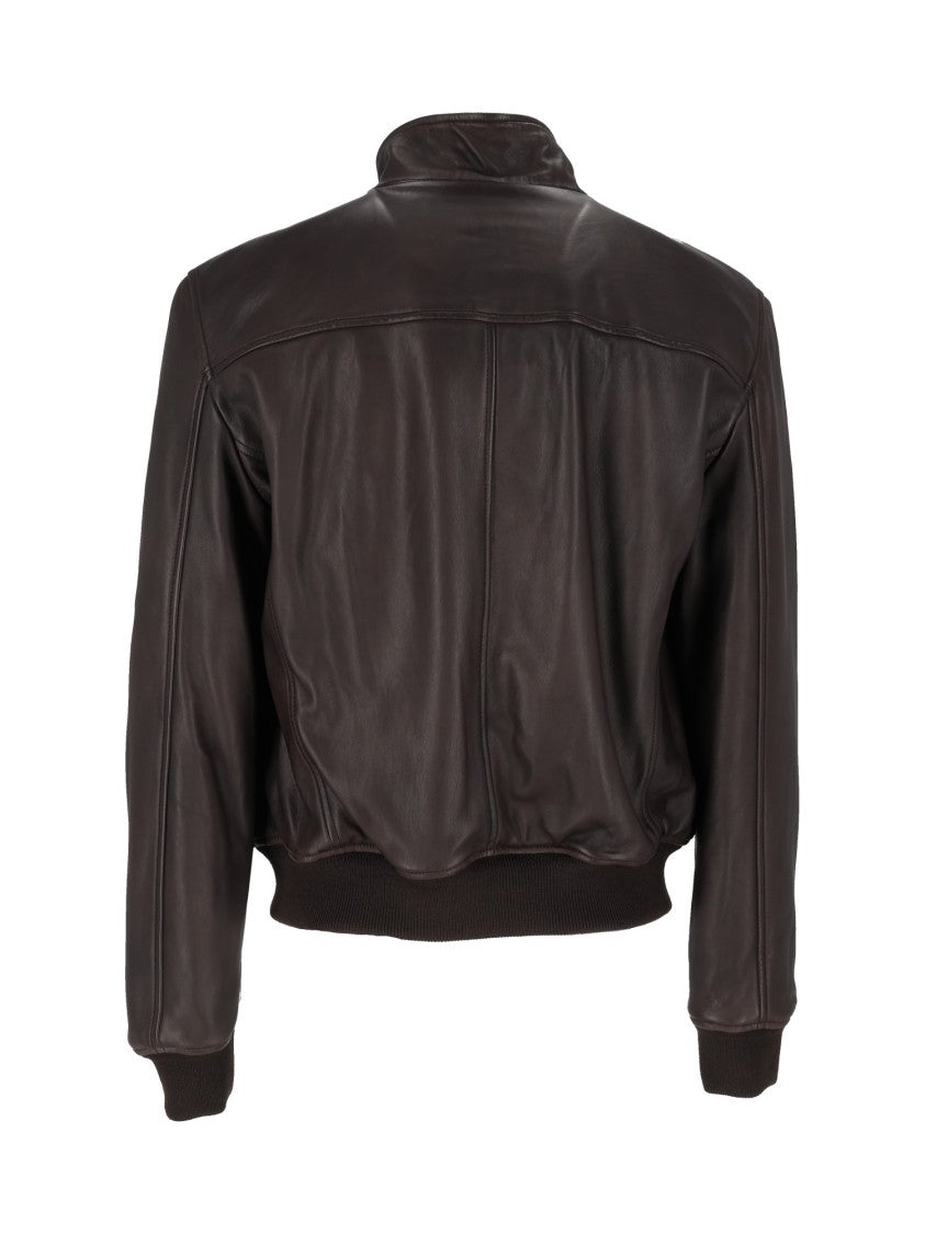 Stewart Jeff-Washed Nappa Leather Jacket