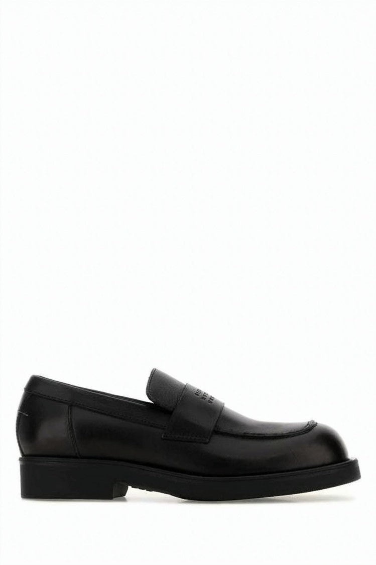 Mm6 By Maison Margiela Polished Calf Leather Loafers