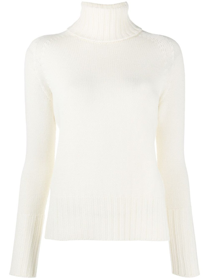 Drumohr Ribbed Turtleneck Wool Sweater