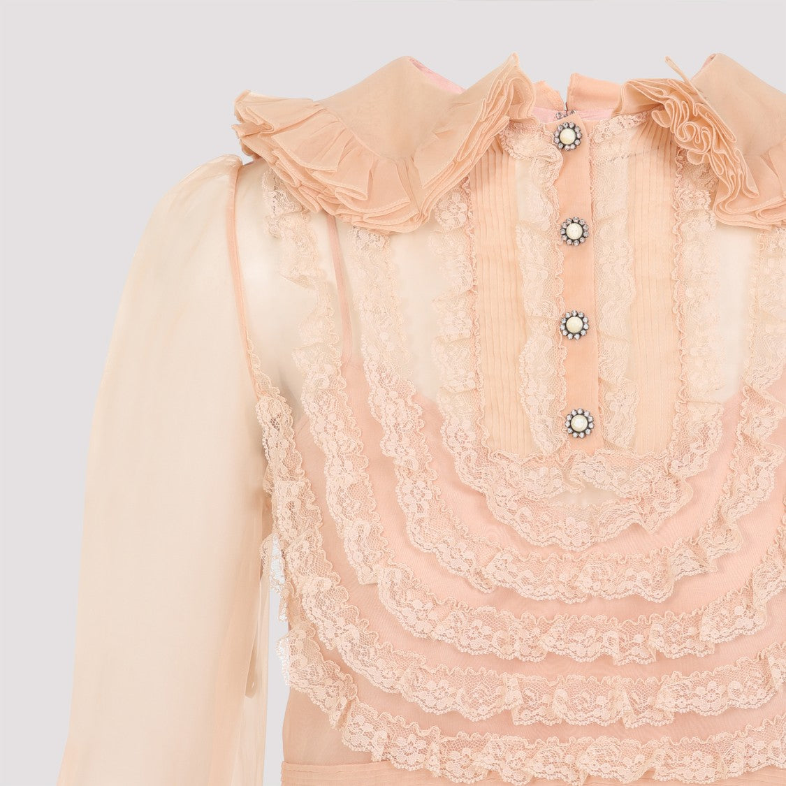 Valentino Pink Silk Mini Dress