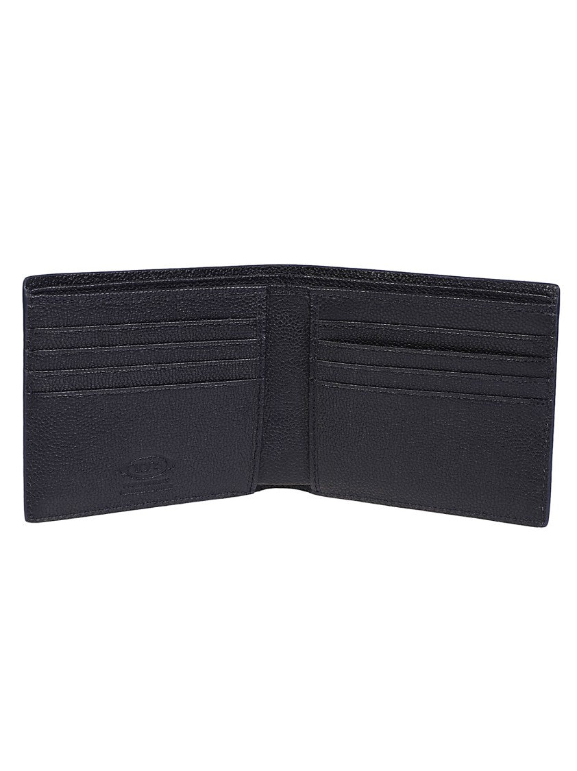 Tod's Tsi Textured Leather Bifold Wallet