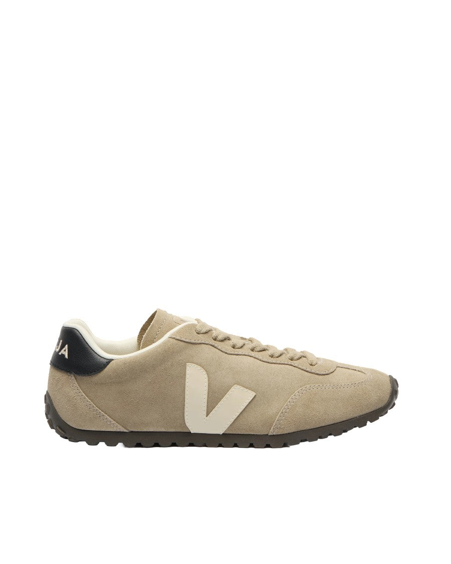 Veja Aerodynamic Taupe Suede Sneakers With Organic Leather Inserts