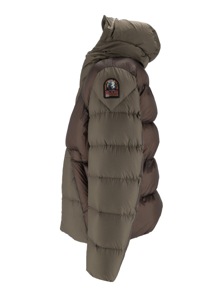 Parajumpers Notigi Two-Tone Hooded Down Jacket