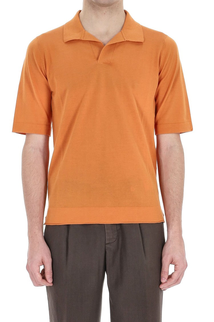 Ballantyne Fine Cotton Open Collar Polo