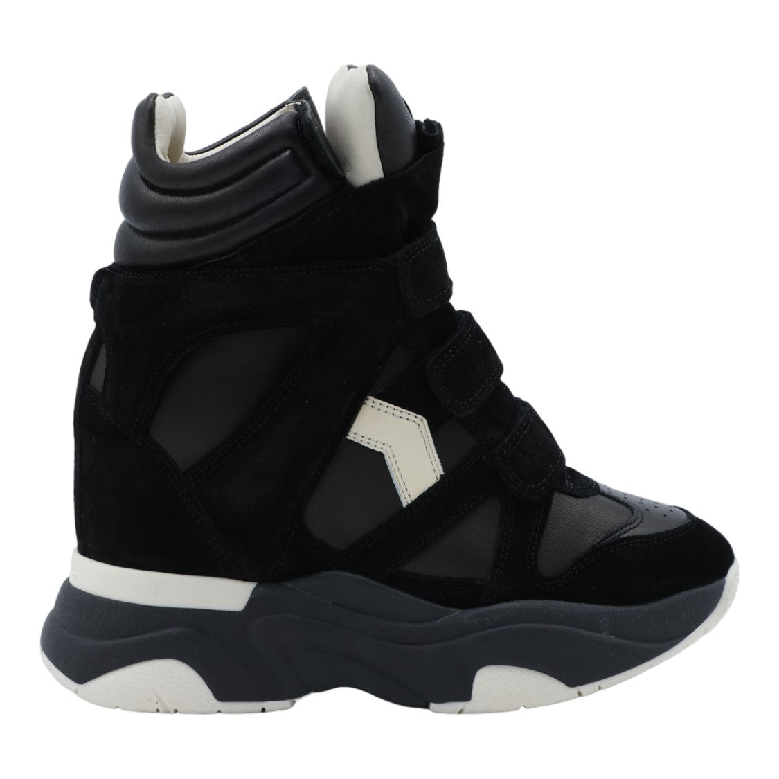 Isabel Marant High-Top Sneakers With Chunky Sole And Velcro Straps