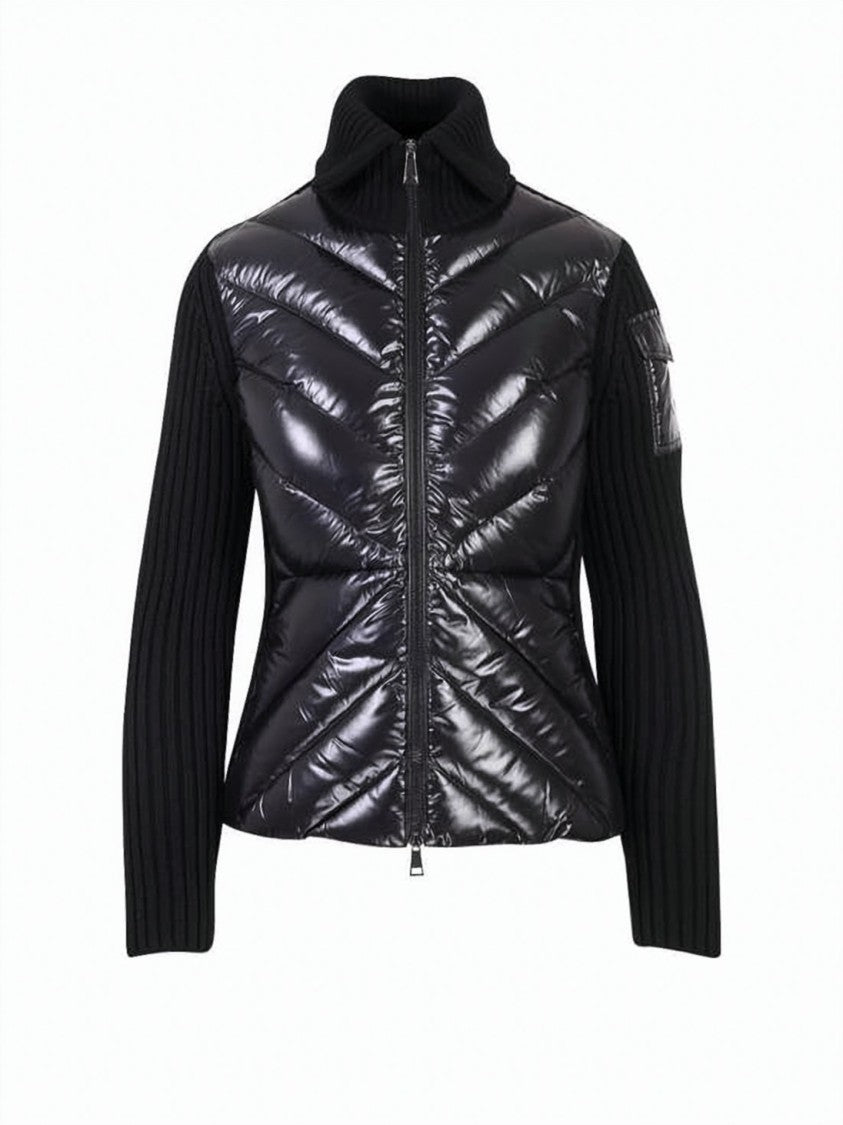 Moncler Chevron-Pattern Quilted Jacket