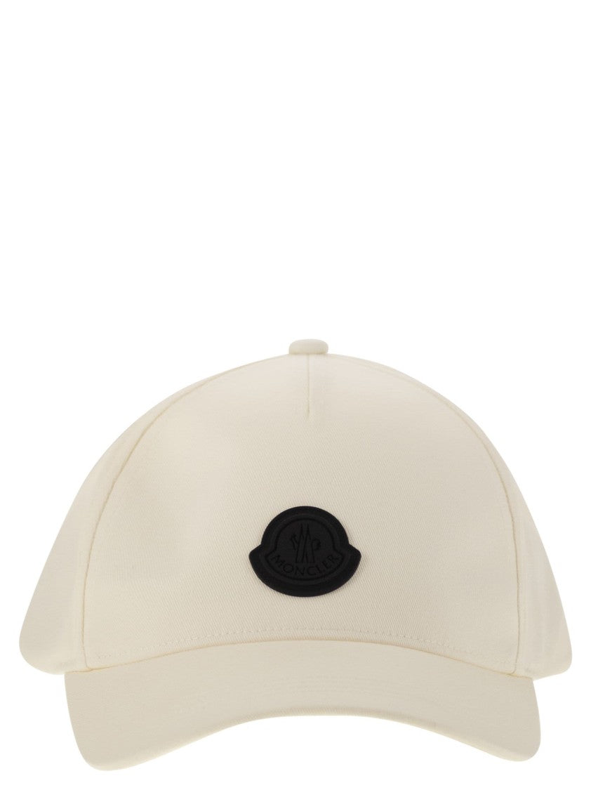 Moncler Cotton Gabardine Baseball Cap